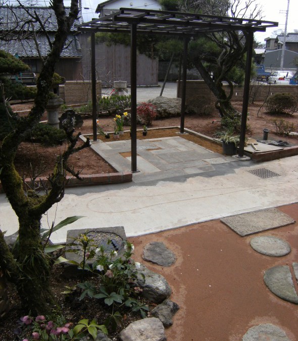 純和風庭園から和洋折衷ガーデンへリフォーム／福井市Ｈ様邸